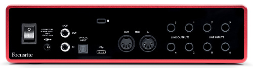Focusrite Scarlett-18i8-3rd-gen Аудиоинтерфейс USB, 18 входов/8 выходов