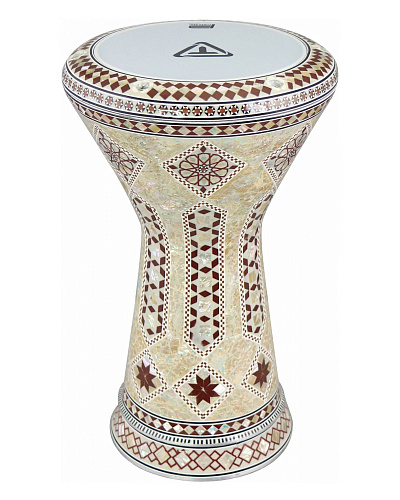 Tycoon TPS-A11 "Red Diamond" Дарбука сомбати Pro, 9', алюминий, орнамент
