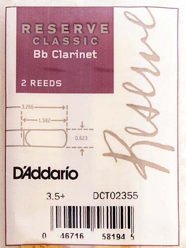 Rico DCT02355 Reserve Classic    Bb, 2.