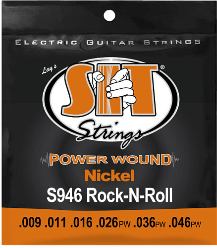 SIT S946, Powerwound Nickel Rock-n-roll Hybrid, 9-46 Струны для электрогитары