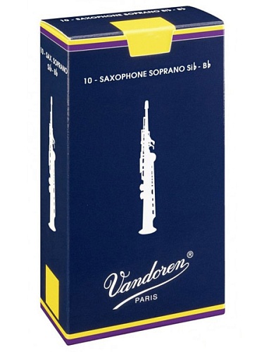 Vandoren SR2025 Трости для саксофона Сопрано Традиционные №2,5 (10шт)