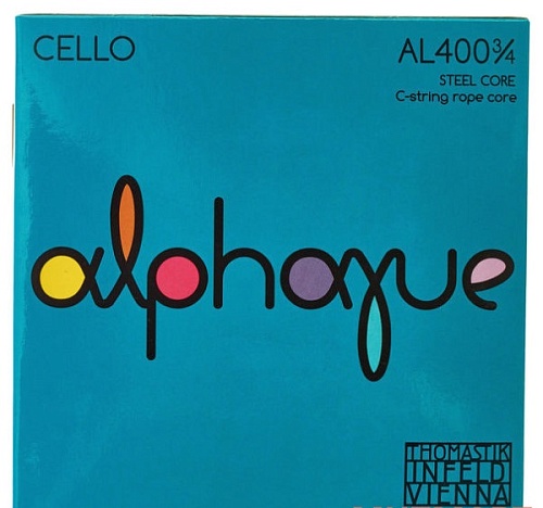 Thomastik AL400 3/4 4/4M Alphayue Струны для виолончели, 3/4 Medium
