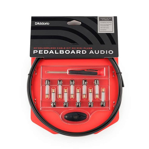 Planet Waves PW-MGPKIT-10 Набор для соединения педалей, в комплекте: 10 джеков, 3 м. кабель, кусачки для кабеля, отвертка