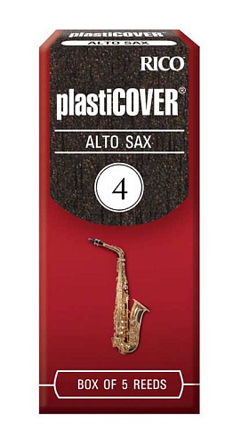 Rico RRP05ASX400 Plasticover Трости для саксофона альт, размер 4.0, 5шт