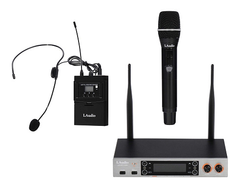 LAudio LS-201-MH Беспроводная микрофонная система, ручной и головной микрофон
