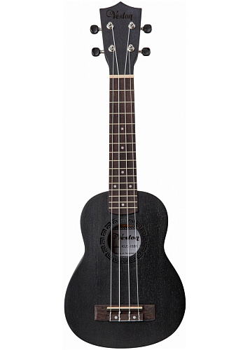 Veston KUS-15BK I Укулеле, сопрано, махагони, цвет черный