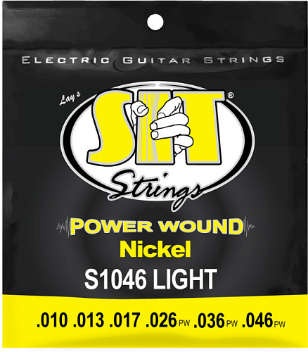 SIT S1046 POWER WOUND Струны для электрогитары, 10-46