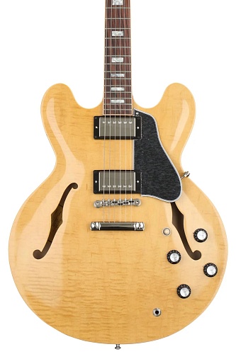 GIBSON 2019 ES-335 FIGURED DARK NATURAL Полуакустическая электрогитара, в комплекте кейс