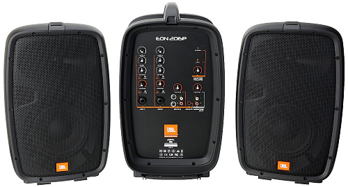 JBL EON206P Активная портативная акустическая система, комплект