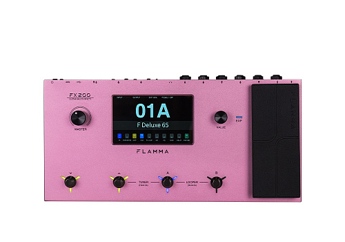 Flamma FX200-PK Процессор эффектов, розовый
