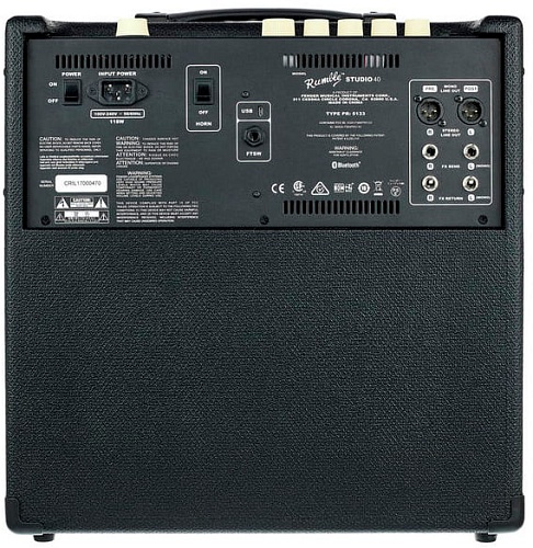 FENDER RUMBLE STUDIO 40 230V EU Моделирующий комбоусилитель для бас-гитары, 40 Вт