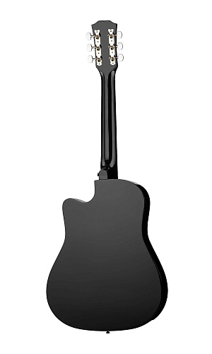 Fante FT-D38-BK Акустическая гитара, с вырезом, черная