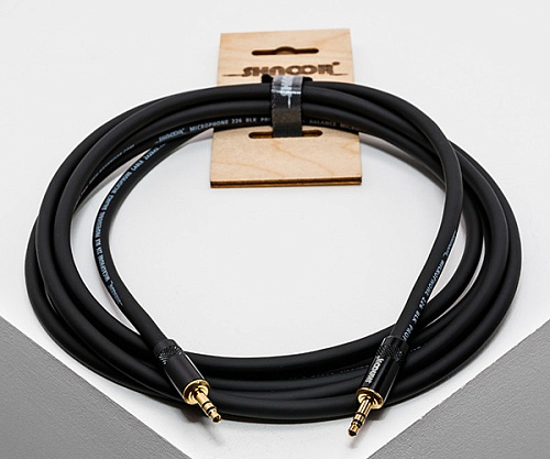 Shnoor MJMJ-B-20m Кабель акустический 3,5 мм male - 3,5 мм male (стерео), 20 м