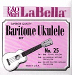 Фото:La Bella 25-BARITONE Комплект струн для укулеле баритон LaBella