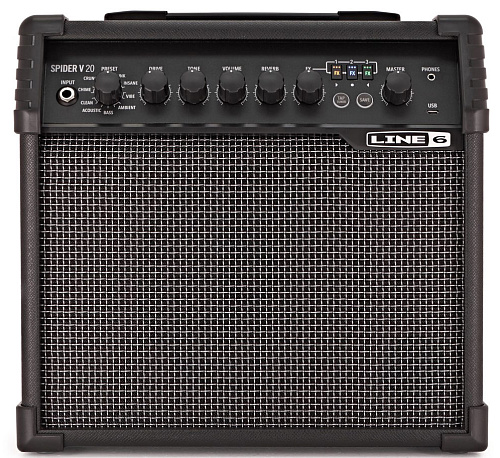 LINE 6 SPIDER V 20 Гитарный комбоусилитель, 20 Вт