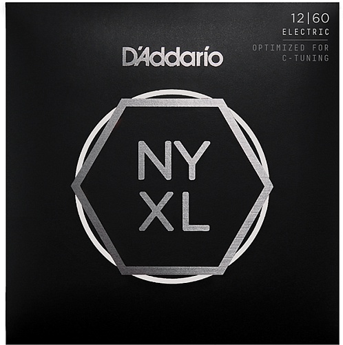D'Addario NYXL1260 NYXL Комплект струн для электрогитары, Extra Heavy, 12-60