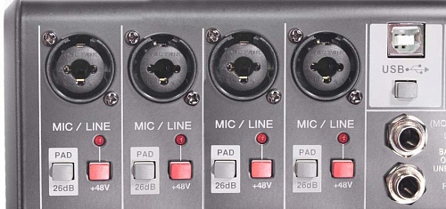 GrandVox MC06X Микшер аналоговый