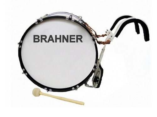 Brahner MBD-2212H/WH Маршевый бас-барабан 22" х 12", белый