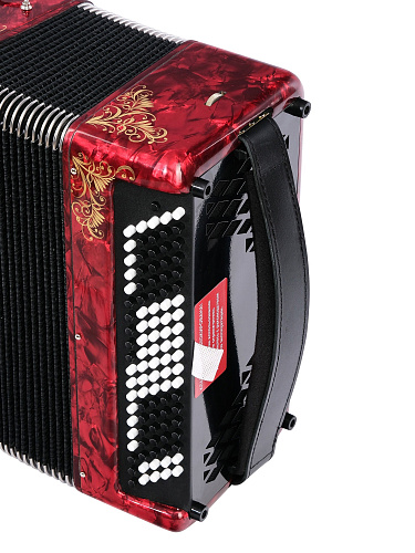 Тульская Гармонь BN-37-RD Баян ученический двухголосный "Тула-209", 92/55х100-II, красный