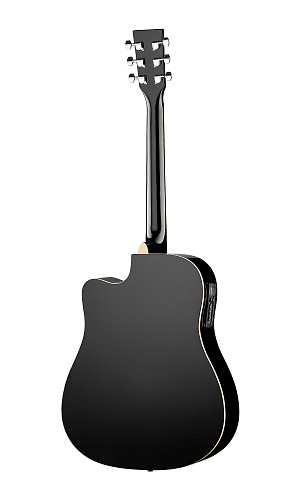 Caraya F641EQ-BK Электроакустическая гитара, с вырезом, черная
