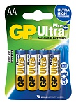 Фото:GP 15AUP-2CR4 Ultra Plus Ultra Plus Элемент питания АА алкалиновый, 4шт