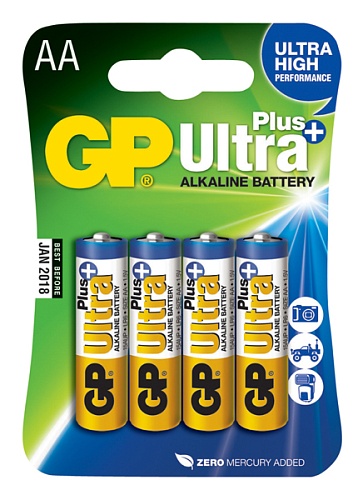 GP 15AUP-2CR4 Ultra Plus Ultra Plus Элемент питания АА алкалиновый, 4шт