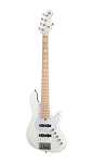 Фото:Cort NJS5-WHT Elrick NJS Series Бас-гитара 5-струнная, белая, с чехлом