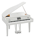 Фото:Yamaha CVP-809GPWH Цифровое фортепиано c автоаккомпанементом в корпусе кабинетного рояля