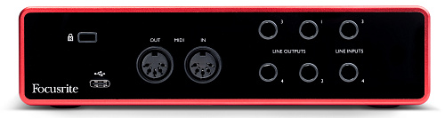 FOCUSRITE Scarlett 4i4 3rd Gen Аудио интерфейс USB, 4 входа/4 выхода