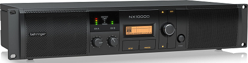 BEHRINGER NX1000D Профессиональный усилитель мощности с DSP 2х160Вт 8 Ом