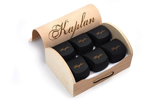 D'Addario KRDLBX Kaplan Premium Канифоль, светлая, 12 шт в деревянной коробке