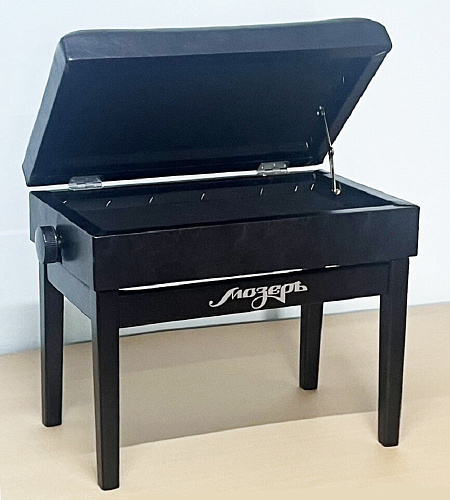 Мозеръ BPM-55/BK Банкетка для пианино или рояля деревянная, черная