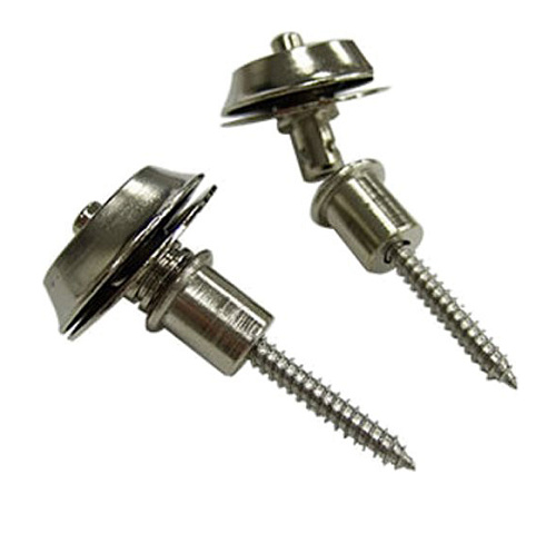 Dunlop SLS1401N Straplok Flush Крепление ремня, никелированное, 2 шт