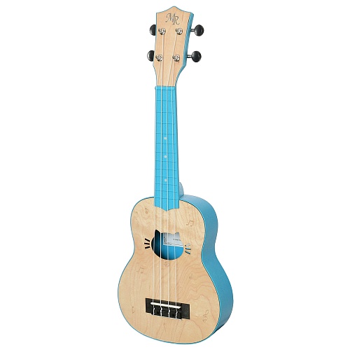 Martin Romas MRP-CAT BL Укулеле сопрано 21", розетка КОТ, цвет синий