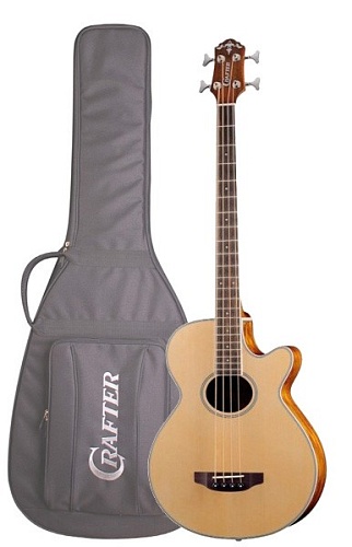 CRAFTER BA-400 EQ/N Акустическая бас-гитара с чехлом