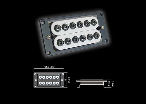 Belcat BH-34Neck-WH Звукосниматель магнитный, хамбакер, нековый, белый,