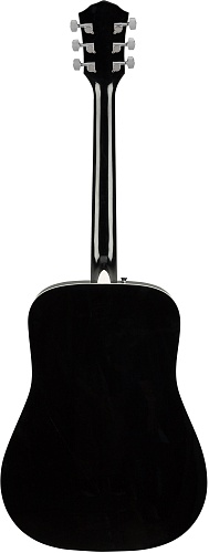 FENDER FA-125 DREADNOUGHT, BLACK WN Акустическая гитара