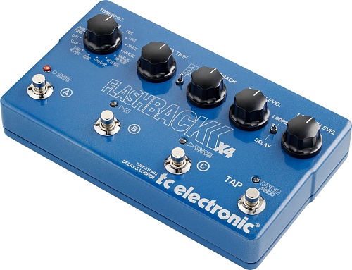 TC ELECTRONIC FLASHBACK 2 X4 DELAY Гитарная педаль эффекта задержки,с функцией TonePrint и лупером
