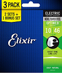Фото:Elixir 16552 Optiweb 3 комплекта струн для электрогитары, 10-46