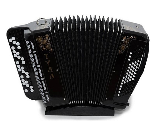 Тульская гармонь BN-41-BK Баян ученический двухголосный "Тула" 46х80-II, черный