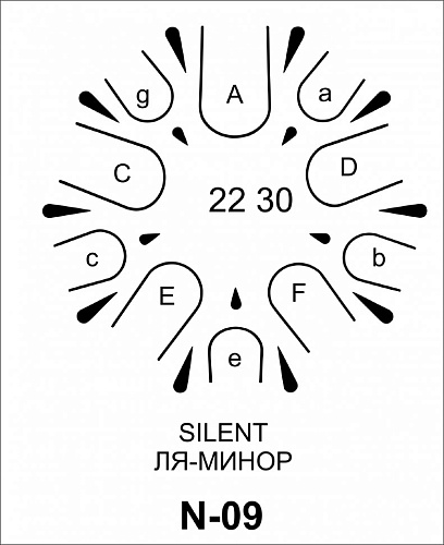 GlukOFF_ON Silent GN-22-10-0-09 Глюкофон тональность ля-минор