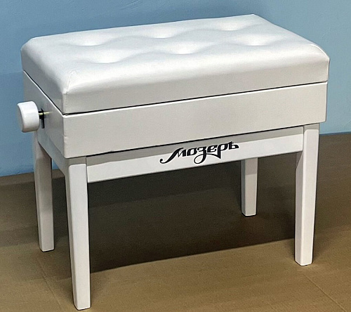 Мозеръ BPM-55/WH Банкетка для пианино или рояля деревянная, белая