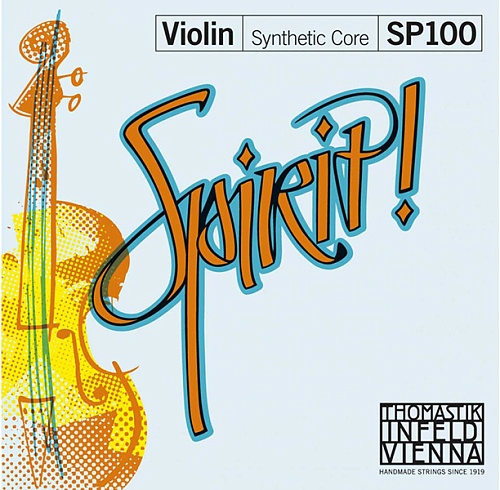 Thomastik SP100 Spirit! Комплект струн для скрипки размером 4/4, среднее натяжение