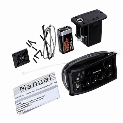 Joyo EQ-MP3 3-полосный эквалайзер с тюнером и MP3 плеером