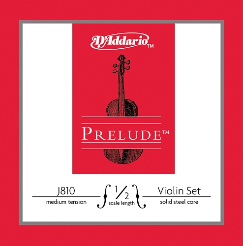 D'Addario J810-1/2M PRELUDE Комплект струн для скрипки