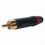 Фото:SHNOOR SRCM-G-R Разъем на кабель RCA male