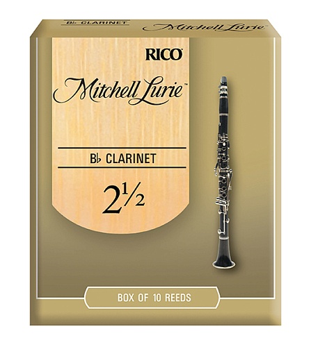 Rico RML10BCL250 Mitchell Lurie Premium Трости для кларнета Bb, размер 2.5, 10 шт