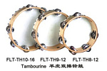 Фото:Fleet FLT-TH10-16 Тамбурин с кожей с 16 бубенцами