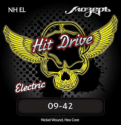 Мозеръ NH-EL Hit Drive Комплект струн для электрогитары 9-42