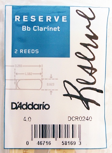 Rico DCR0240 Reserve Трости для кларнета Bb, 2шт.